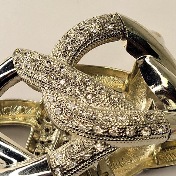 Silver Crystal Stretchy Bracelet - Picture 6 of 15